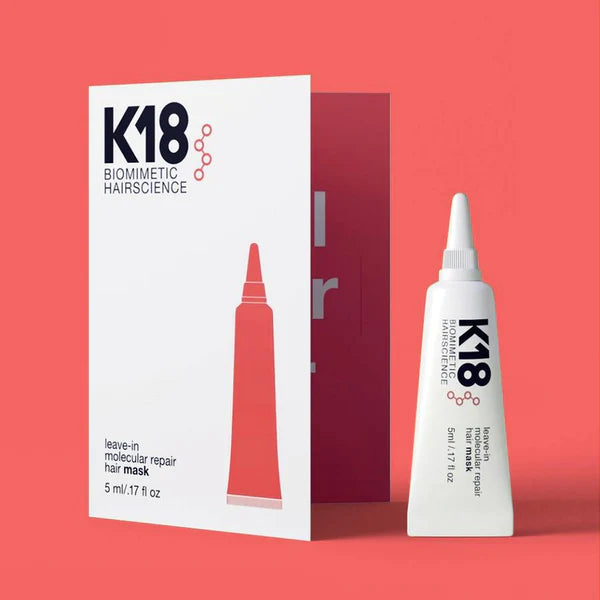 K18 leave-in molecular repair hair mask single tube 0.17 Fl. Oz.