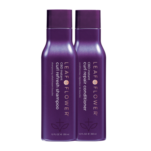 Leaf & Flower Curl Refresh Shampoo and conditioner DUO 12 oz